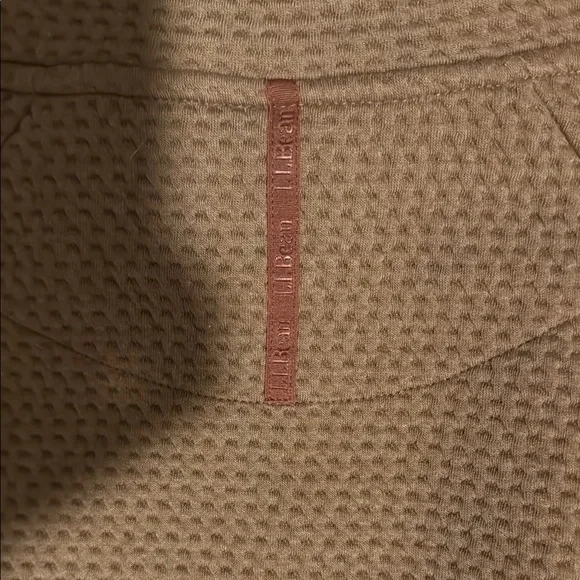 L.L. Bean Brown Quarter-Zip Sweatshirt - Picture 5 of 6